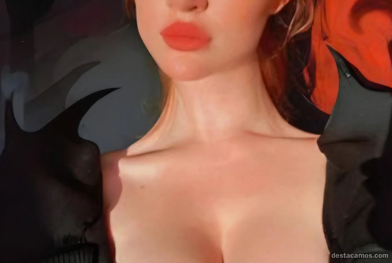 Red-haired girl profile photo