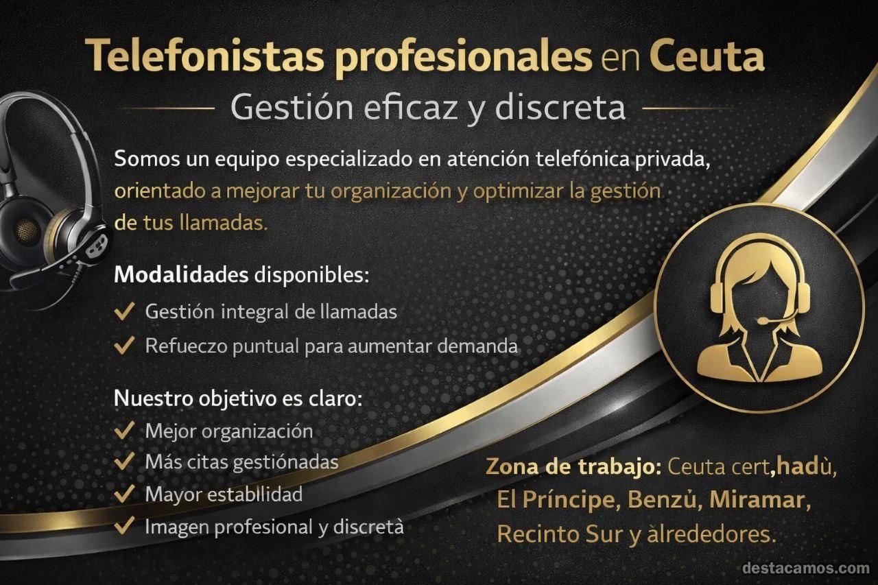 Telefonistas profesionales en Ceuta – Gestión eficaz y profile photo